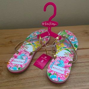 Lilly Pulitzer for Target flip flops-NWT 8